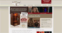 Desktop Screenshot of 888luxsauna.com